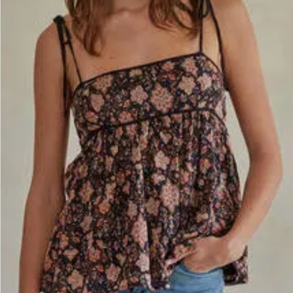 NWT Floral Camisole with Spaghetti Straps